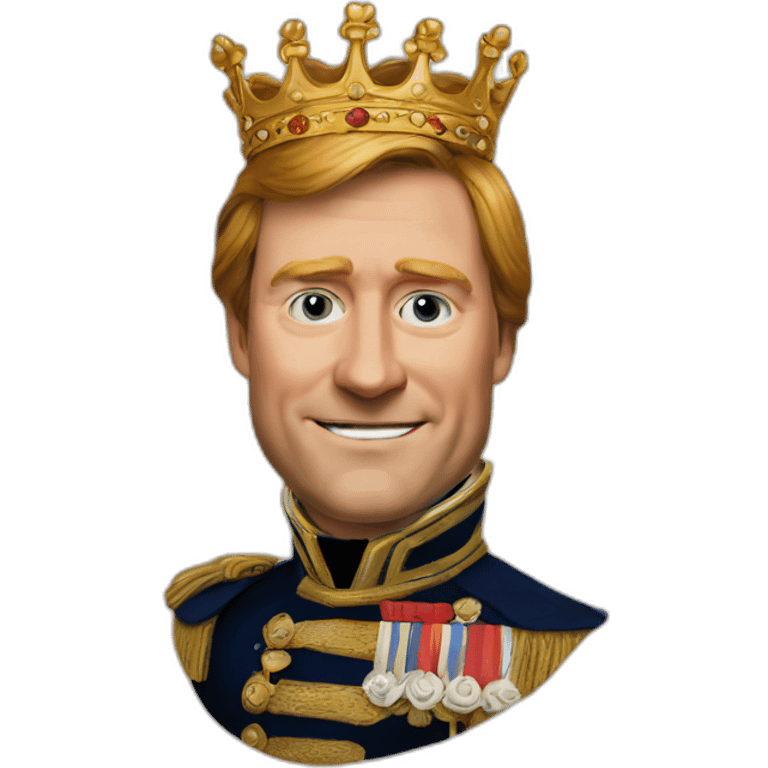 king Willem alexander like pepe emoji