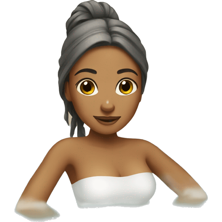 Girl in the spa  emoji