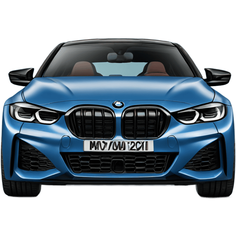 BMW M430i G22 in arctic racing blue colour emoji