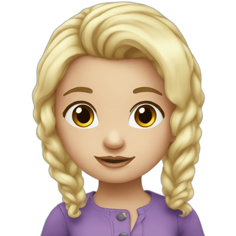 girl-white-ponny tales emoji