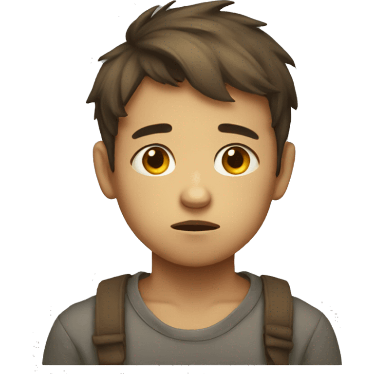 sad little boy emoji