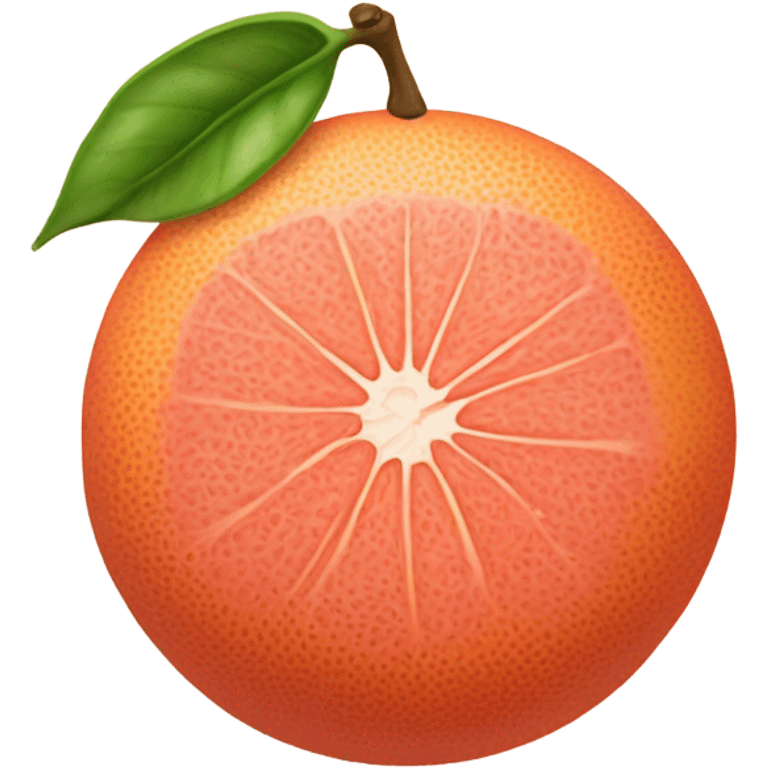 Grapefruit whole  emoji