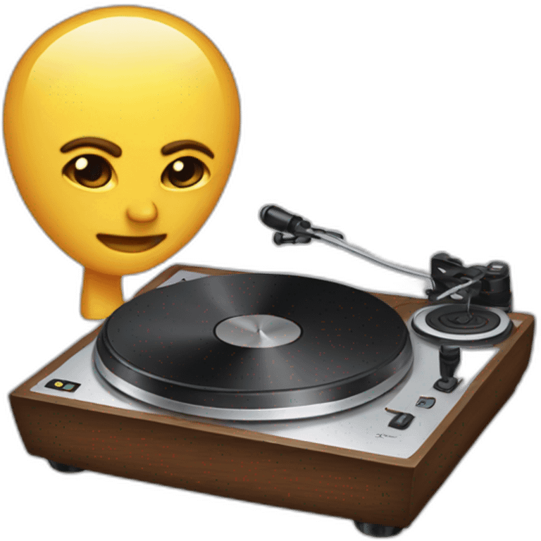 Turntables and a Mixer emoji