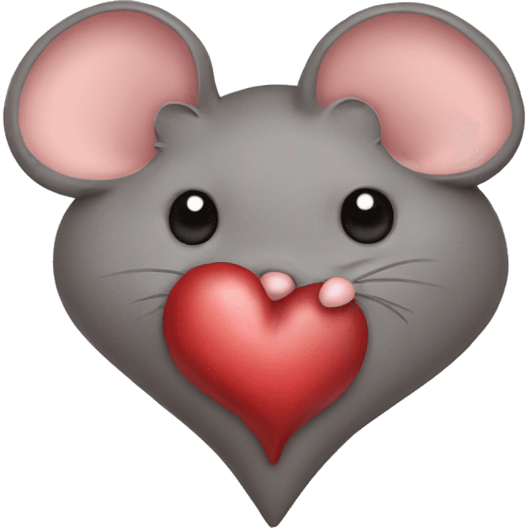 mouse heart emoji