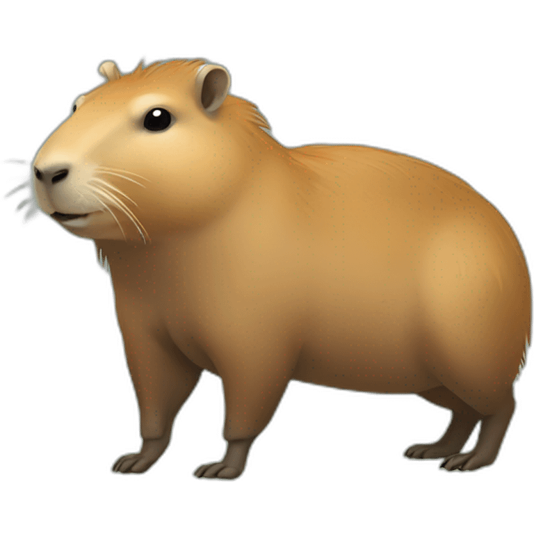 Cool capybara emoji