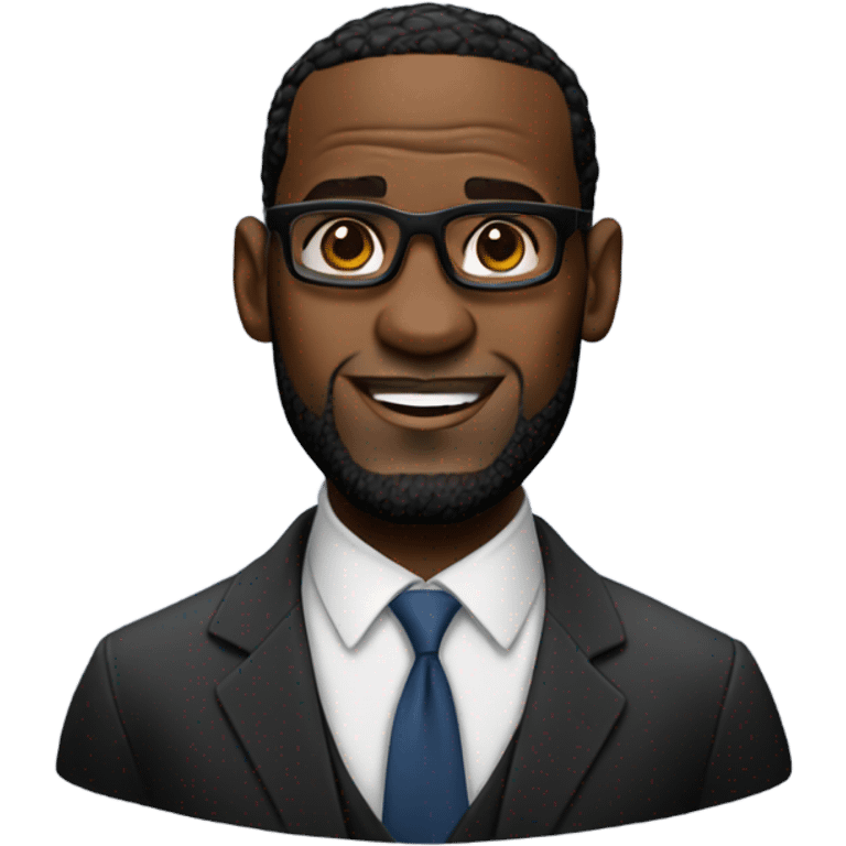 Lebron James as a lawyer  emoji