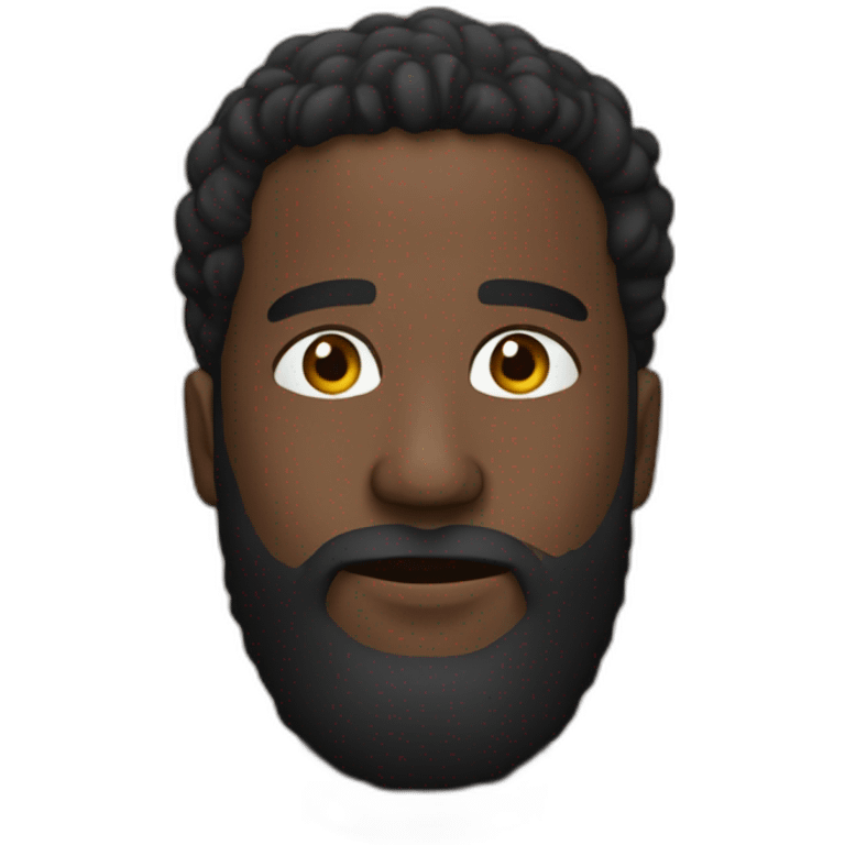 Damso beaucoup de barbe emoji