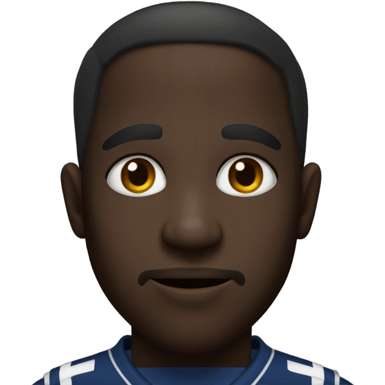 dark-skinned player portrait emoji