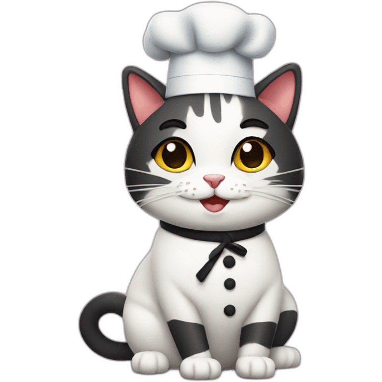 sushi chef cat birthday emoji