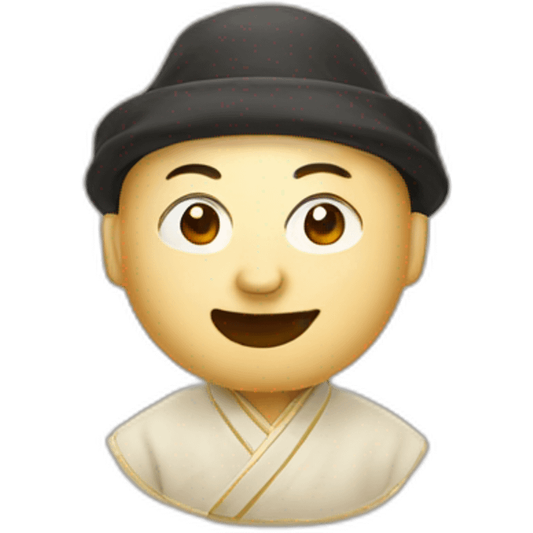 Dumplings as a headman emoji