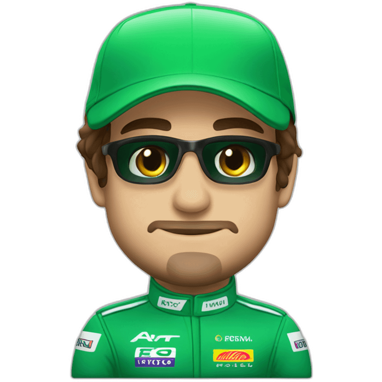 fernando alonso f1 green aston martin emoji