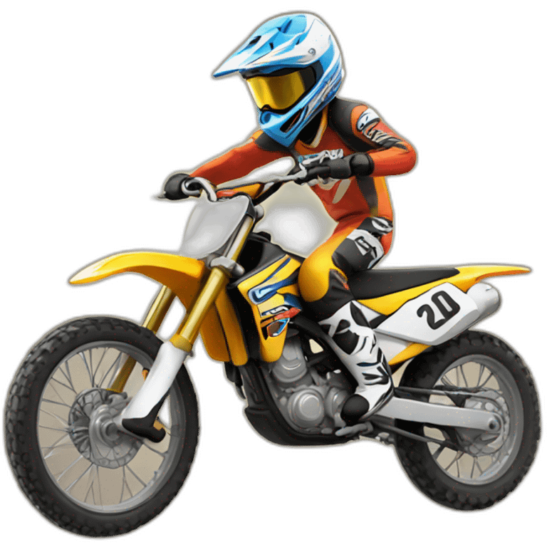 Motocross emoji