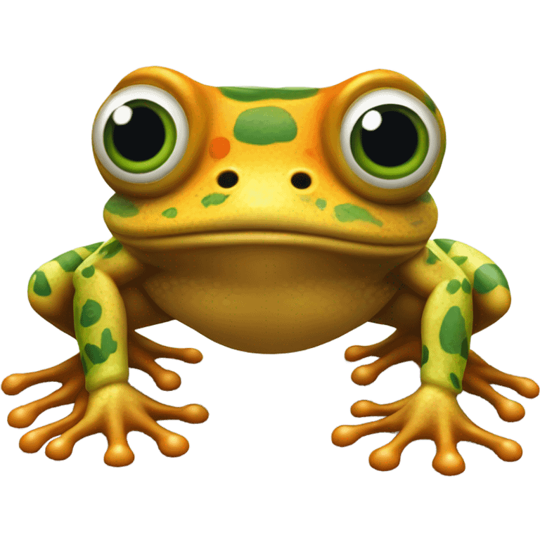 freaky frog emoji