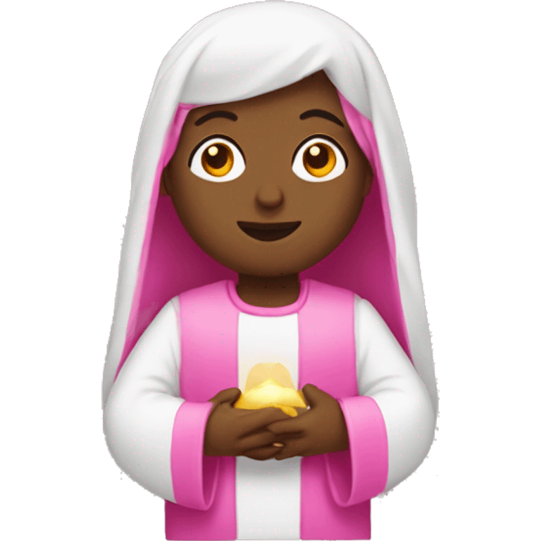 Pink nativity   emoji