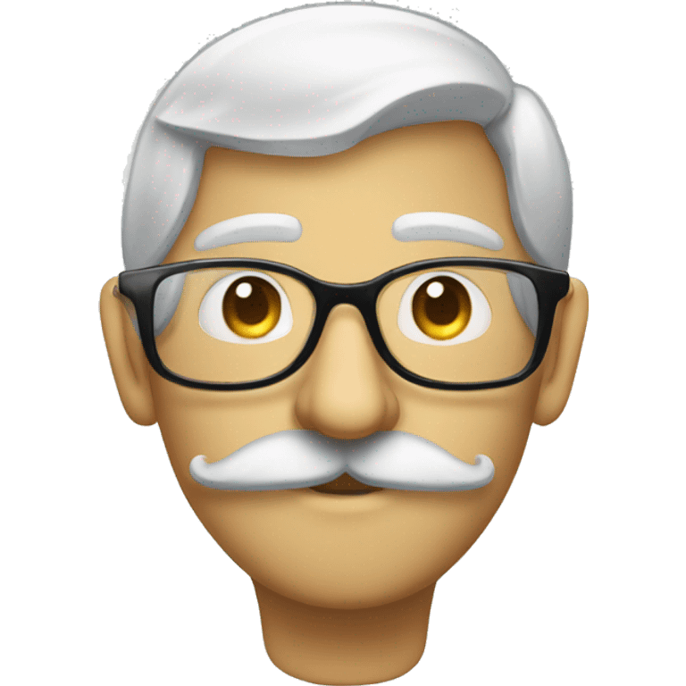 magic glass mustache and nose disguise emoji