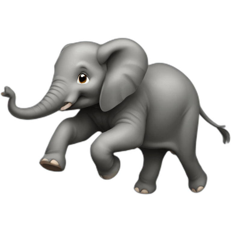 elephant running emoji