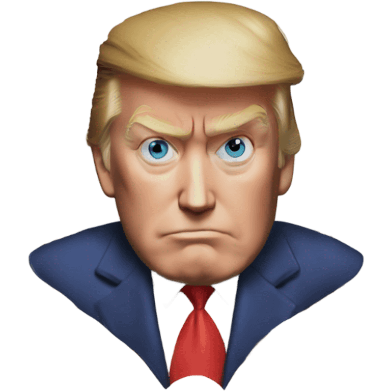 Donald Trump megamind emoji