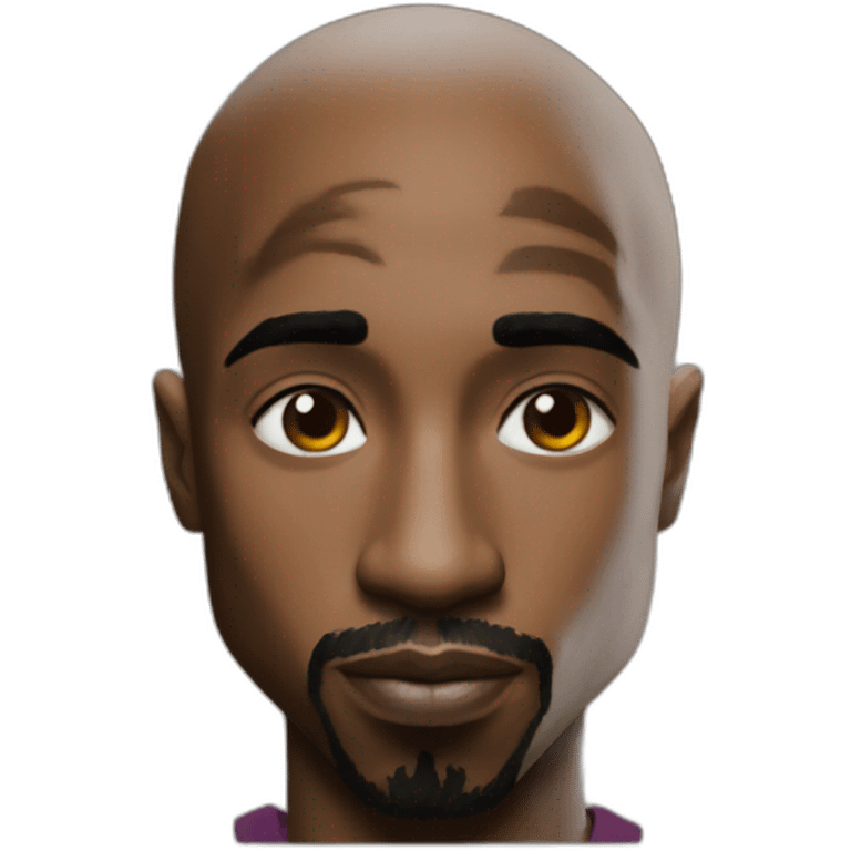 2pac with dragon ball  emoji