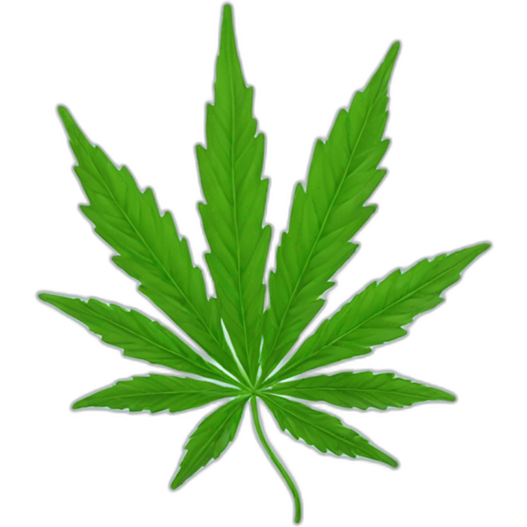 ice cannabis leaf emoji