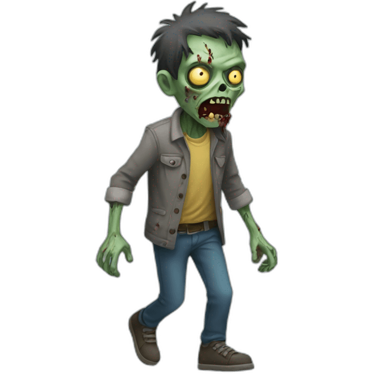 zombie walking emoji