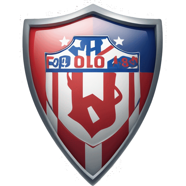 Logo du football club de foot de l’Atletico Madrid emoji