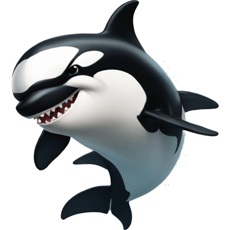 Angry orca emoji