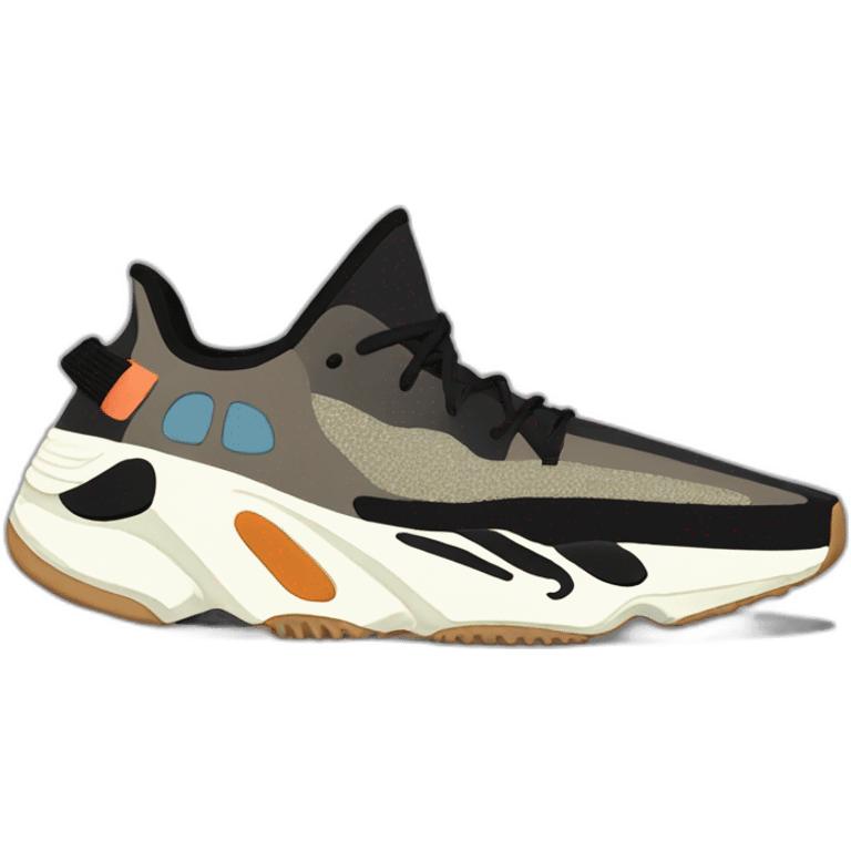 Yeezy foam runner shoes emoji