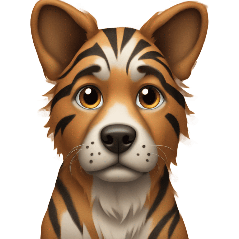 Tiger dog emoji