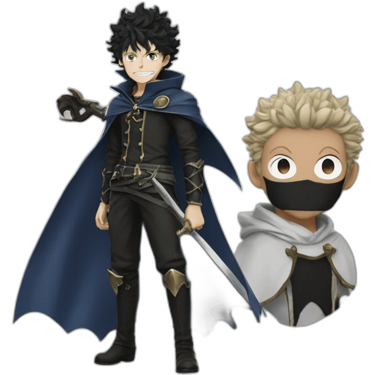 Black clover asta with devil emoji