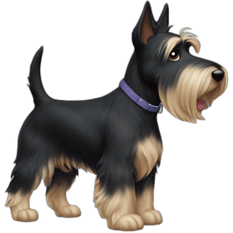 dog scottish terrier full body emoji