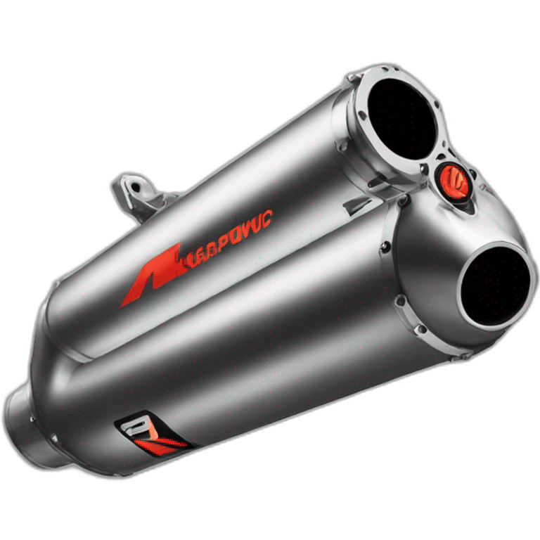 akrapovic round exhaust complete line emoji