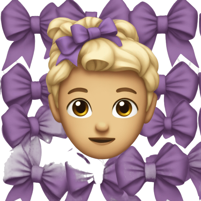 Aesthetic bow emoji