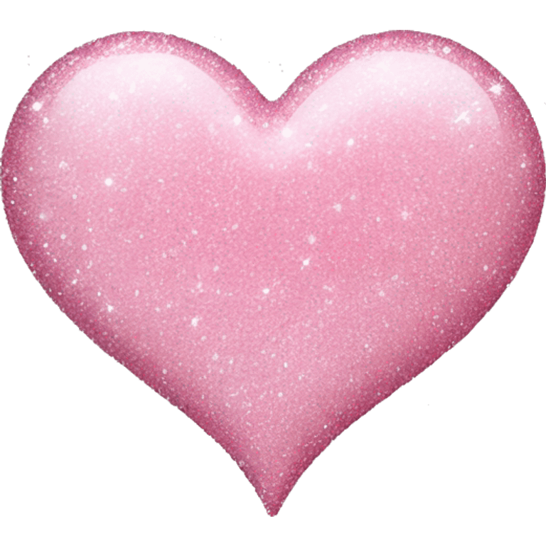 baby pink glitter heart emoji