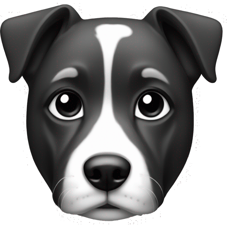 dog black and white emoji