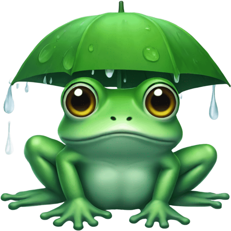 rain frog  emoji