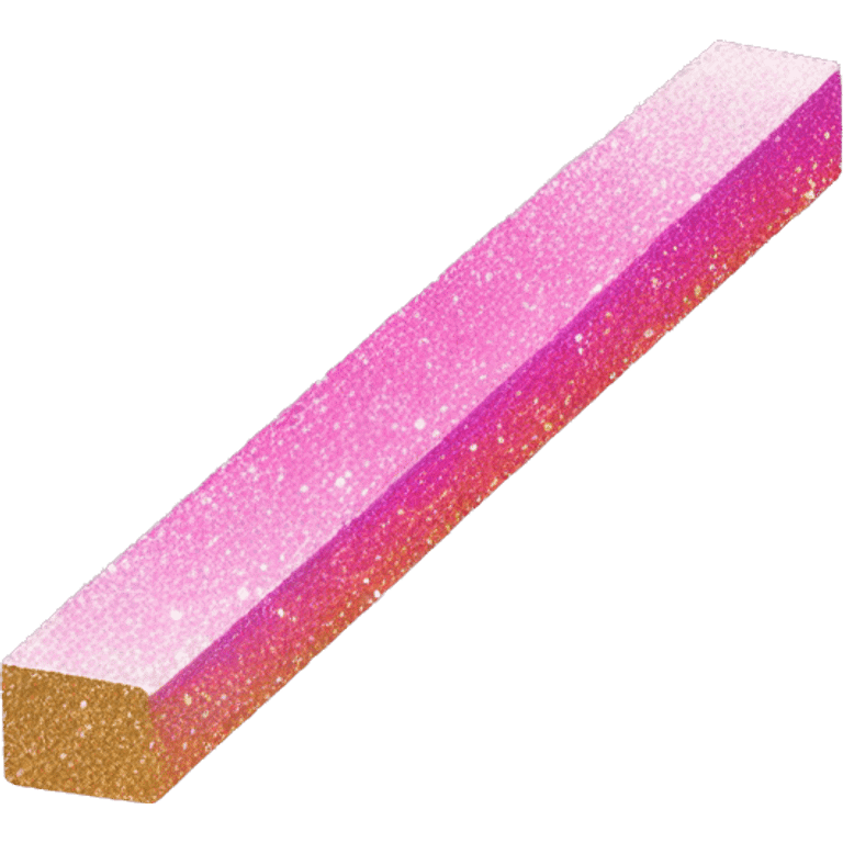 Pink ombre balance beam with glitter  emoji