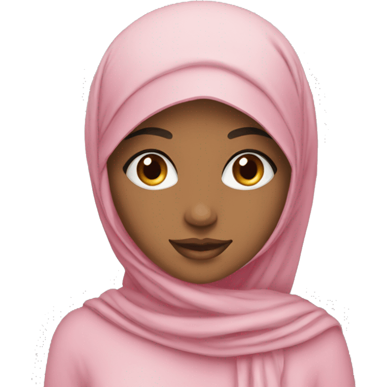 A beautiful Muslim girl  emoji