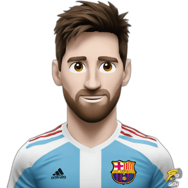 messi combinado con iro-man emoji