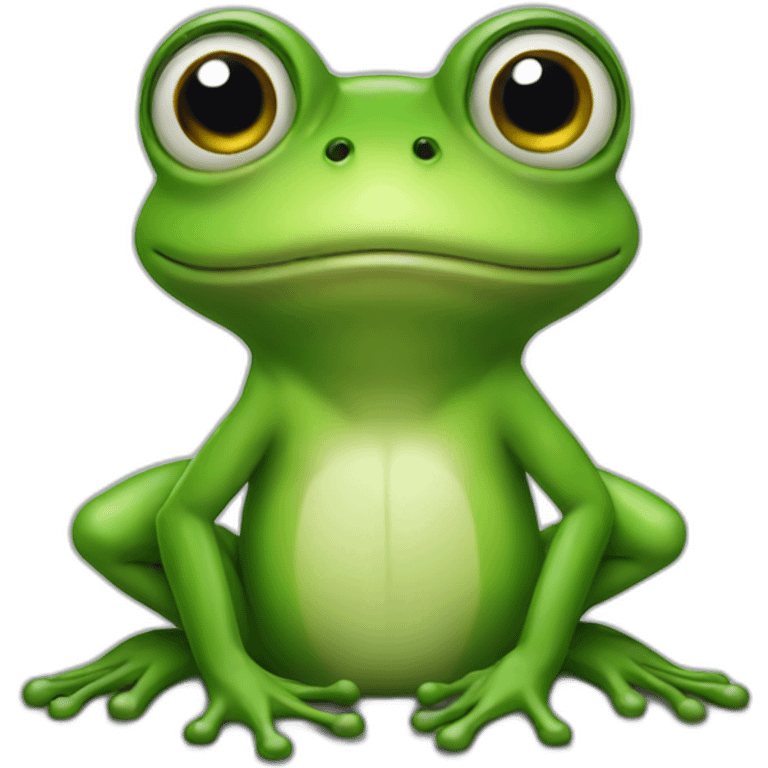 frog with a job emoji