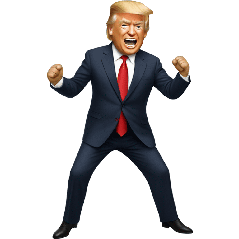 Trump dancing emoji