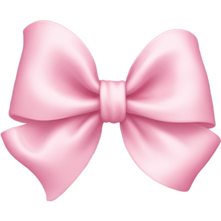 pastel pink bow emoji