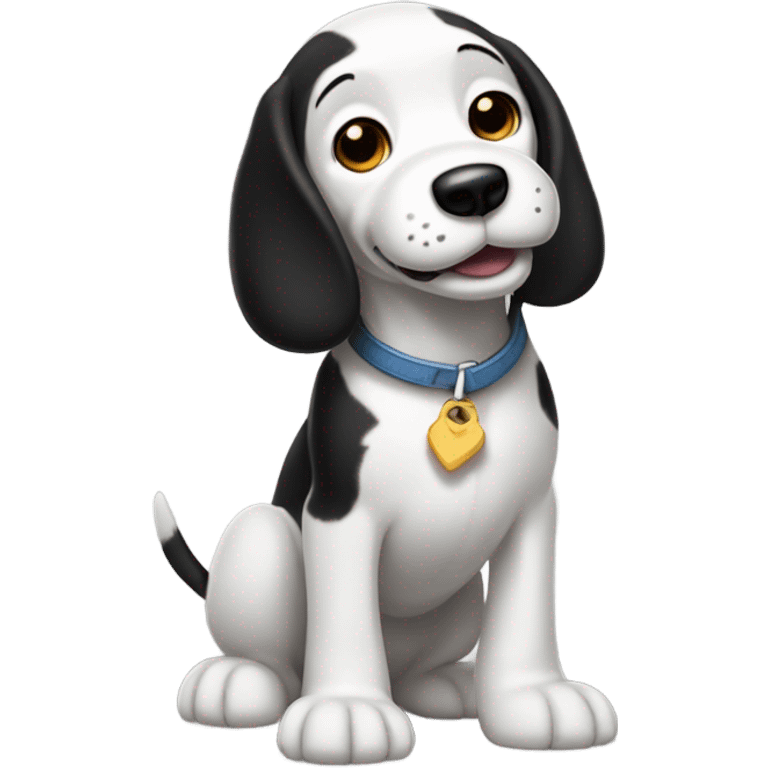 snoopy the black and white beagle emoji