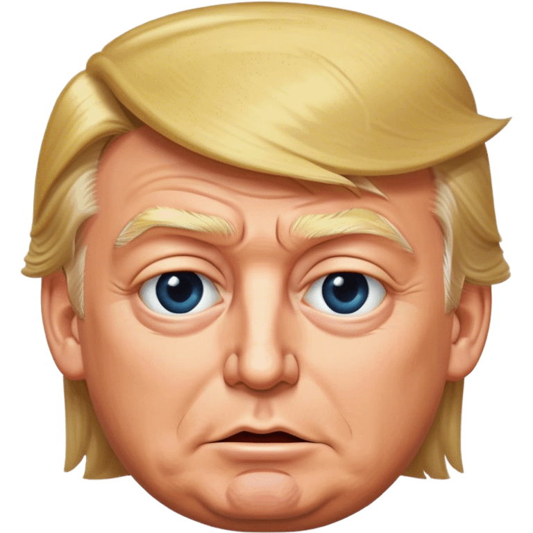 donald Trump winks his eye emoji