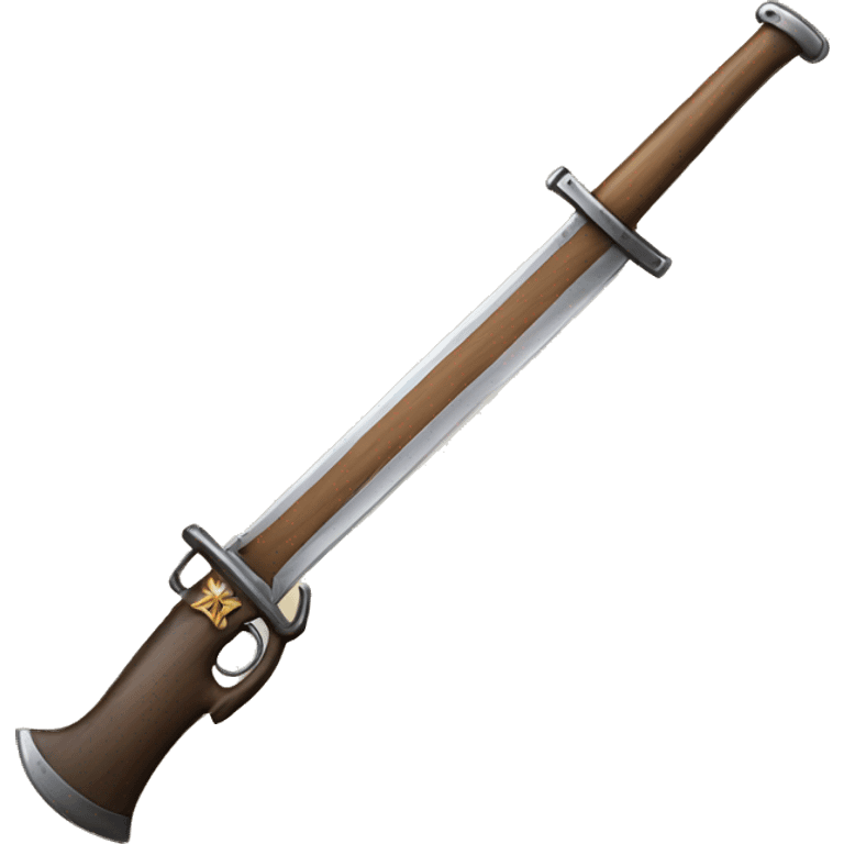 long musket with knife emoji