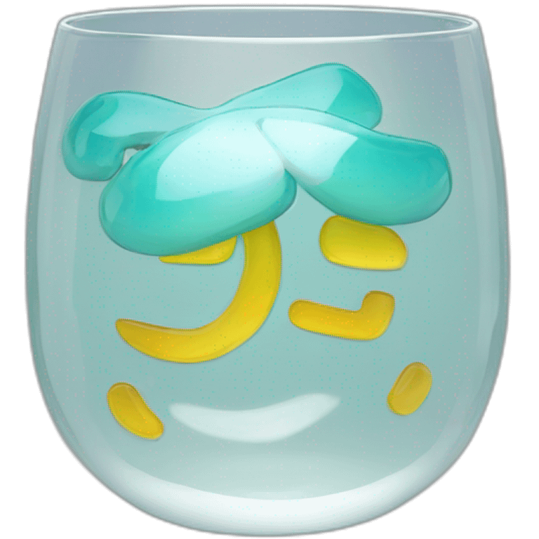 percent symbol 3d glass emoji