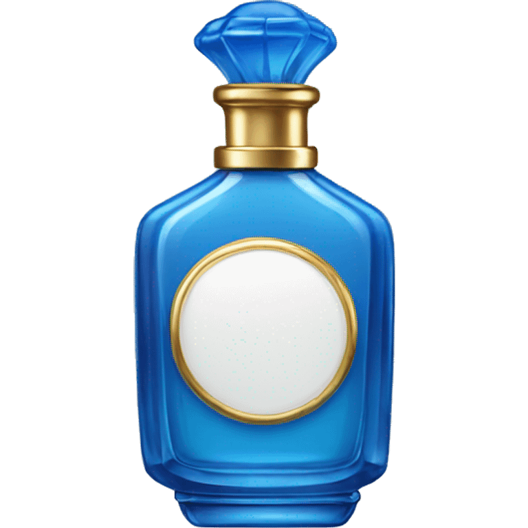 Blue perfume bottle emoji