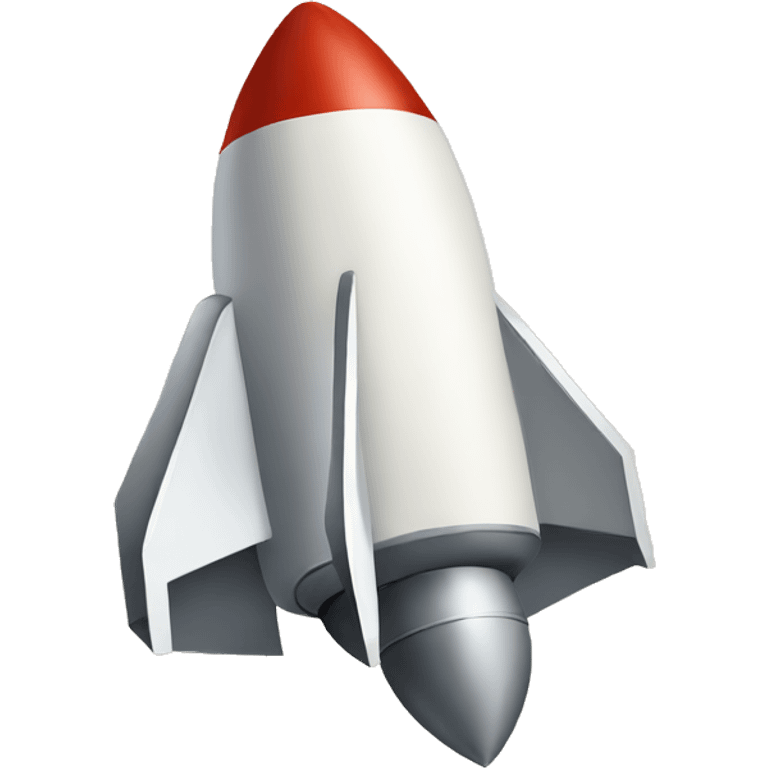 a letter "A" as rocket emoji