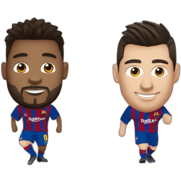 Messi and Ronaldo emoji