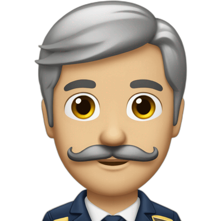 Luis Altamuro airbus pilot with moustache+goatee circle beard emoji