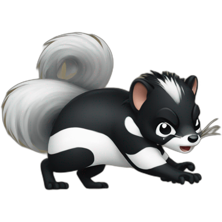 angry skunk emoji